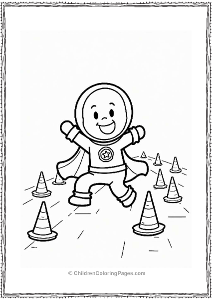 Anpanman In The Superhero Obstacle Course Free PDF Printable