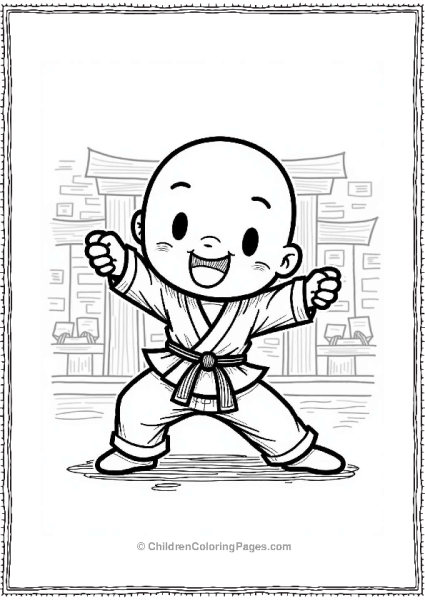 Anpanman Practicing Karate Free PDF Printable