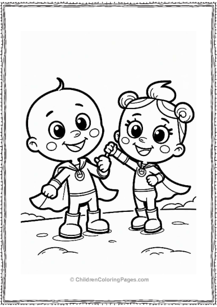 Anpanman Superhero Relay Race Free PDF Printable