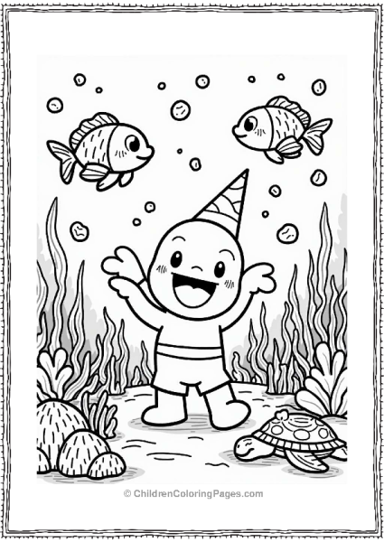 Anpanman Underwater Party Free PDF Printable