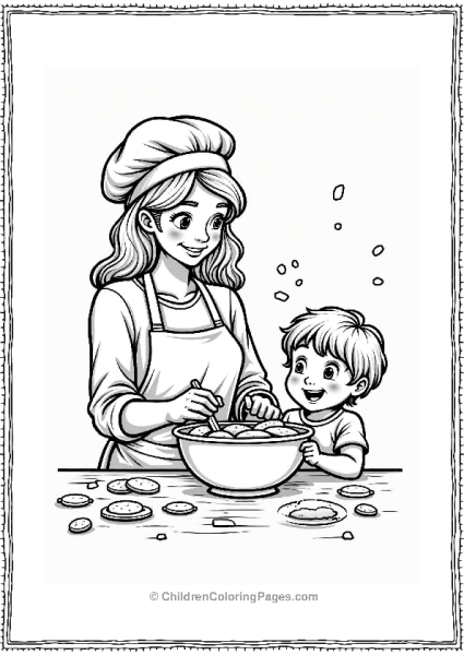 Baking Cookies Together Free PDF Printable