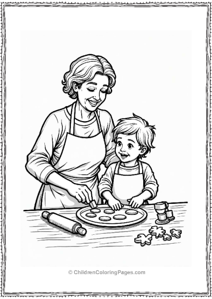 Baking Cookies With Grandma Free PDF Printable