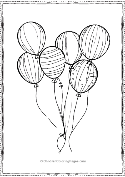 Balloon Abstracts Free PDF Printable