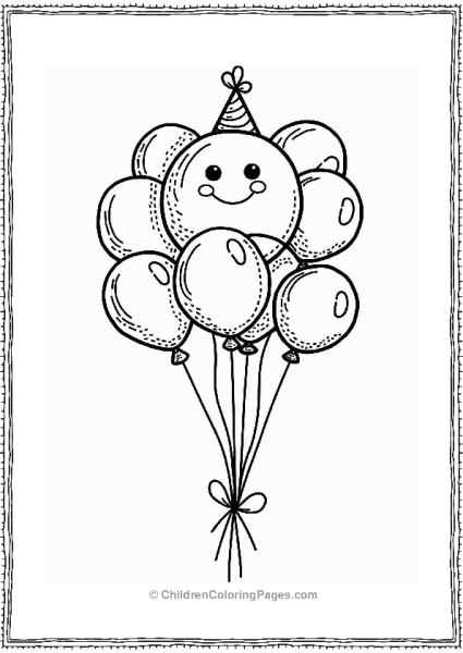 Balloon Crown Birthday Fun Free PDF Printable