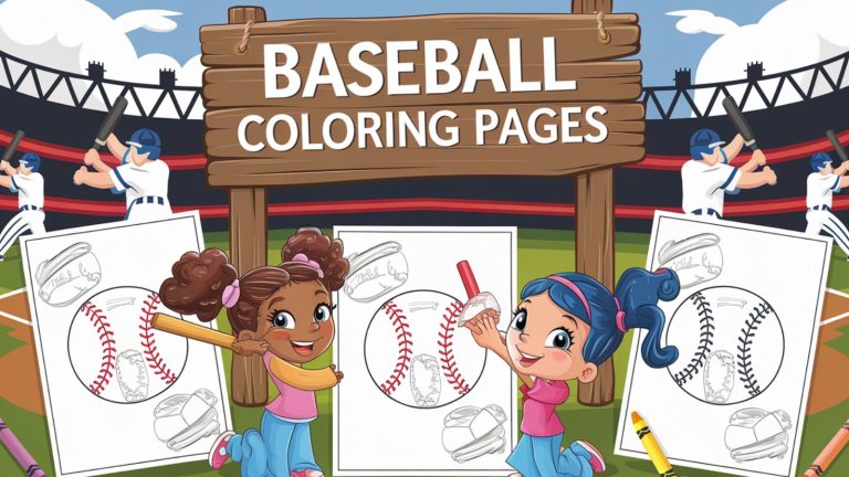 Baseball Coloring Pages