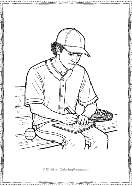 Baseball Player Signing Scorebook Free PDF Printable