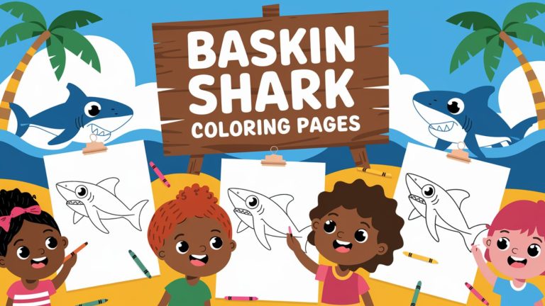 Baskin Shark Coloring Pages