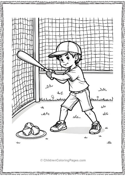 Batting Cage Practice Free PDF Printable