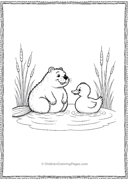 Beaver And A Duck Free PDF Printable