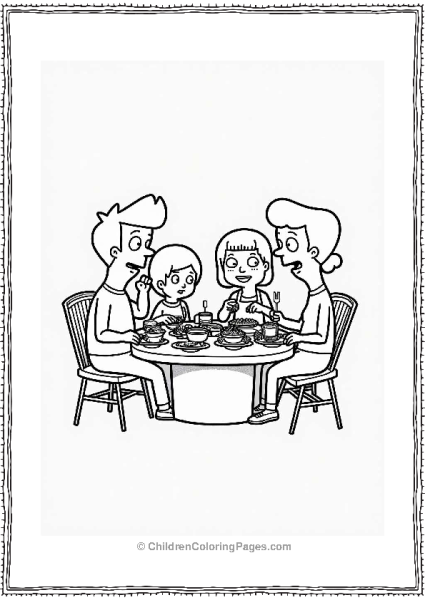 Belcher Family Dining Together Free PDF Printable