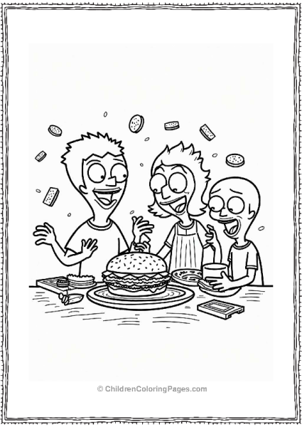 Belcher Family Food Fight Free PDF Printable