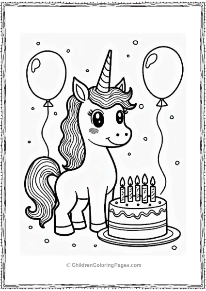 Birthday Unicorn Celebration Free PDF Printable