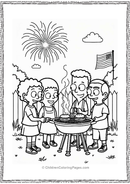 Bob’s Burger 4th Of July BBQ Free PDF Printable