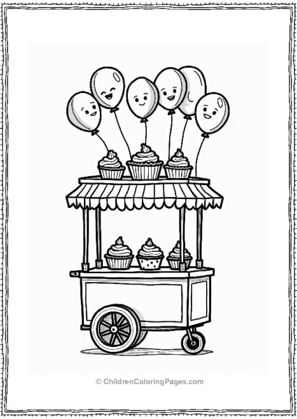 Bob’s Burgers Dessert Cart With Friendly Faces Free PDF Printable