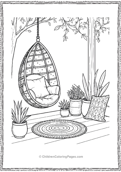 Boho Outdoor Patio A Relaxing Setup Free PDF Printable