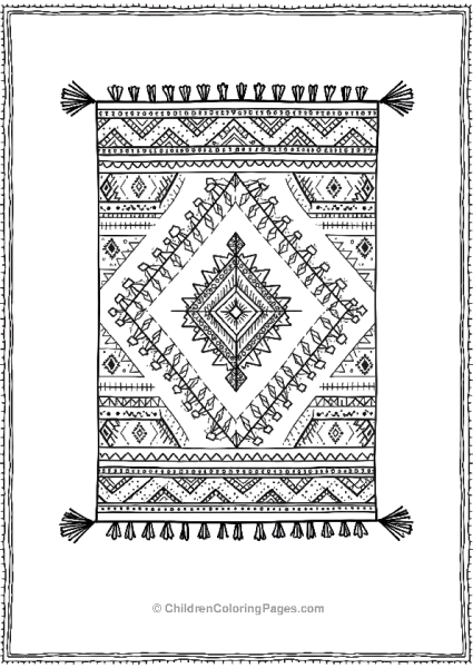 Boho Rug Design A Patterned Rug Free PDF Printable