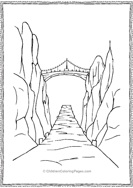 Bridge Connecting Different Areas Free PDF Printable