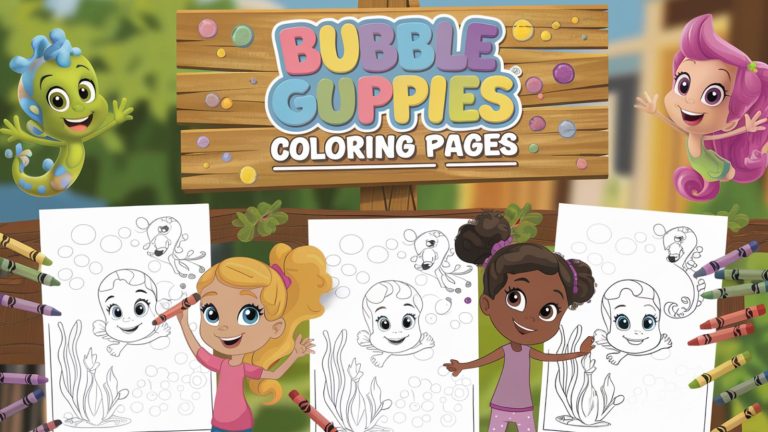 Bubble Guppies Coloring Pages