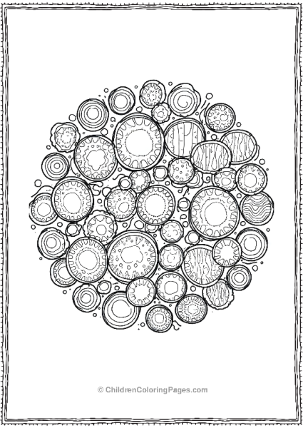 Bubble Mandala Free PDF Printable