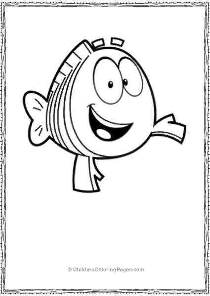 Bubble Mr Grouper Free PDF Printable