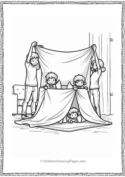 Building A Blanket Fort With Family Free PDF Printable