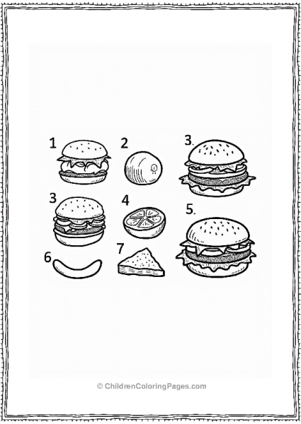 Burger Recipe Card Free PDF Printable