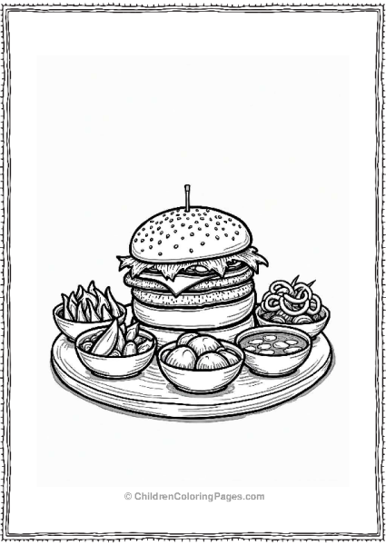 Burger Toppings For Kids Free PDF Printable