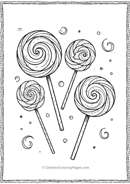 Candy Swirls Free PDF Printable