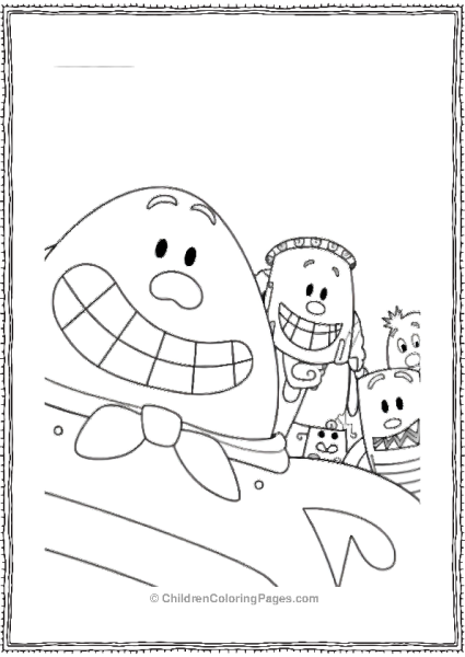 Captain Underpants And Friends Coloring Page Free PDF Printable