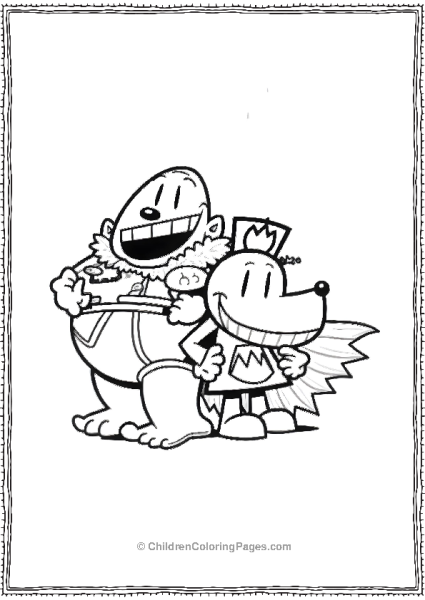 Captain Underpants And His Dog George Free PDF Printable