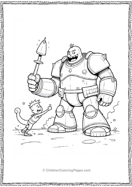 Captain Underpants And The Giant Robot Toy Free PDF Printable