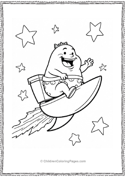 Captain Underpants Flying Toilet Rocket Adventure Free PDF Printable