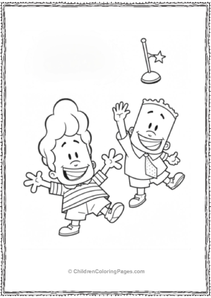 Captain Underpants Happy Boys Playing Free PDF Printable