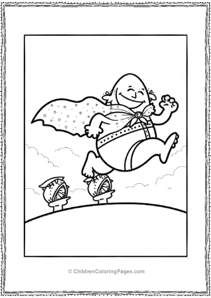 Captain Underpants Running On Oranges Free PDF Printable