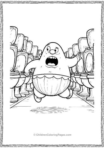 Captain Underpants Running Through Toilets Free PDF Printable