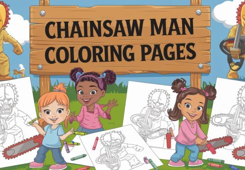 Chainsaw Man Coloring Pages – Download Free PDF Printables For Kids 🔗