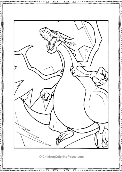 Charizard About To Breath Fire Free PDF Printable