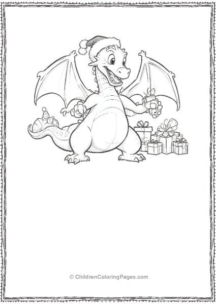 Charizard Christmas Gift Giver Free PDF Printable