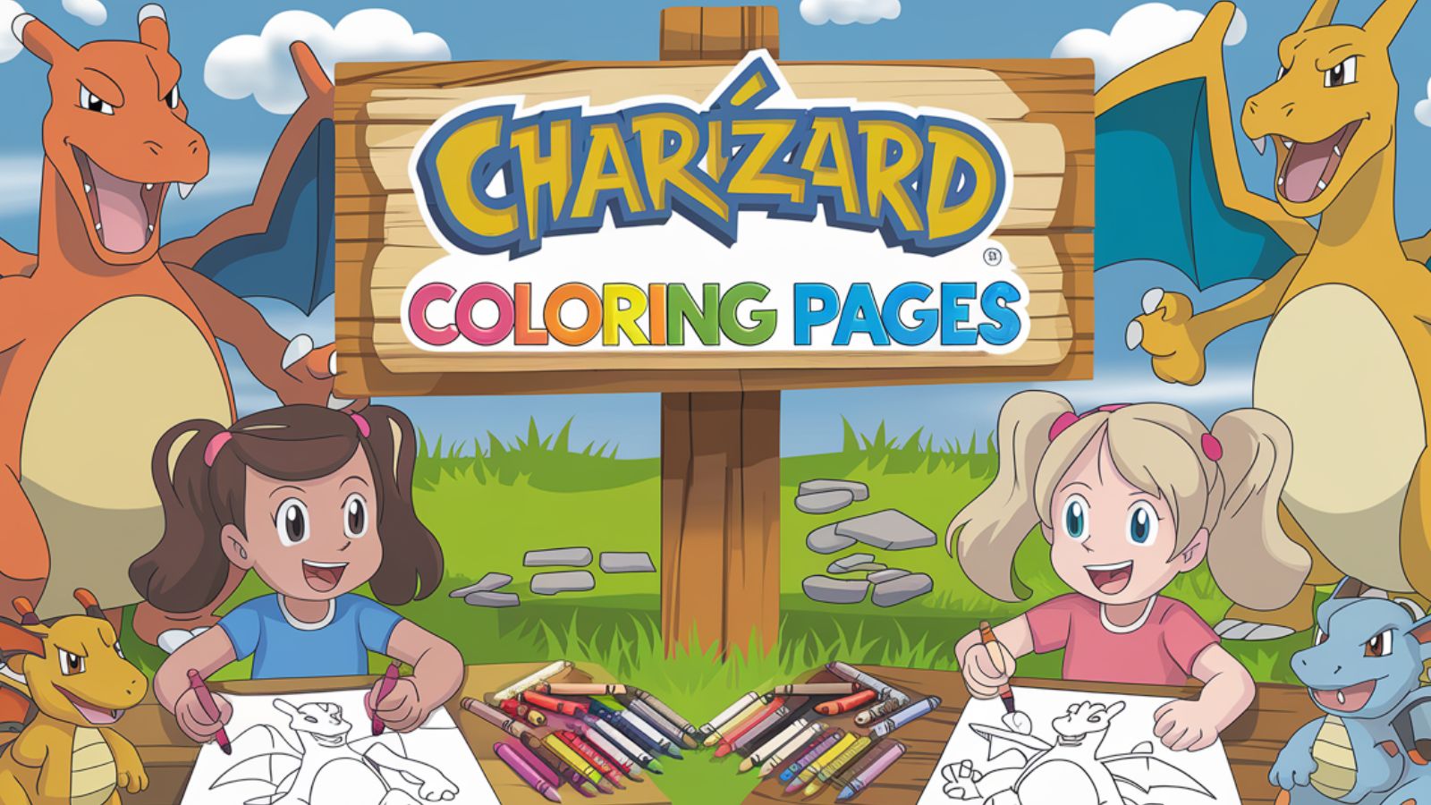 Charizard Coloring Pages – Download Free PDFs For Kids 🦖