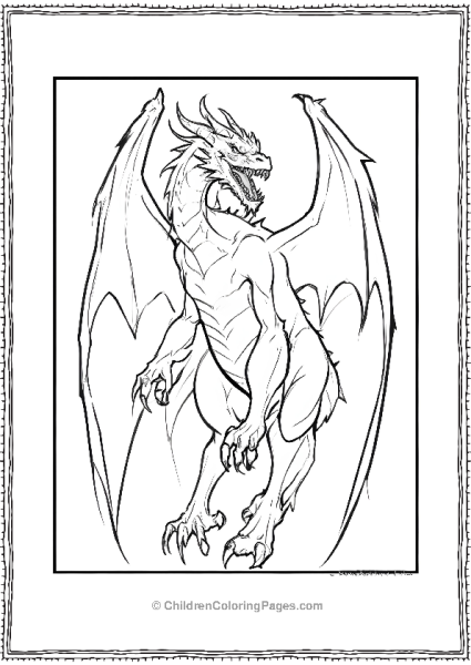 Charizard Line Art Drawing Free PDF Printable