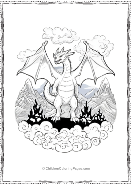 Charizard Majestic Mountain Dragon Free PDF Printable