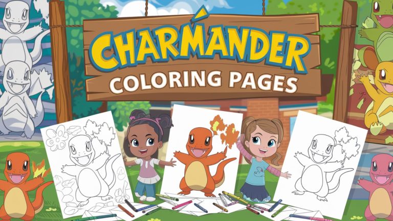 Charmander Coloring Pages