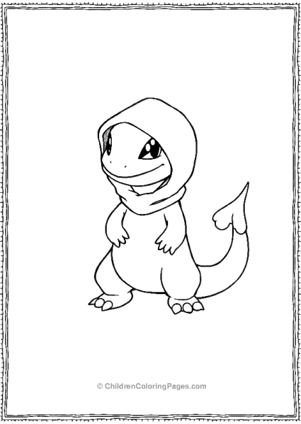 Charmander In A Hood Free PDF Printable