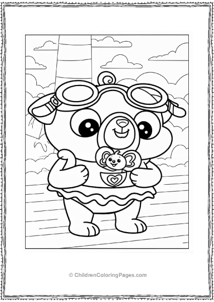 Chip And Potato At The Beach Free PDF Printable