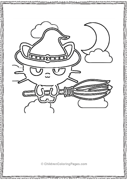 Chococat As A Witch Free PDF Printable