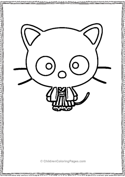 Chococat Dressed Up Free PDF Printable