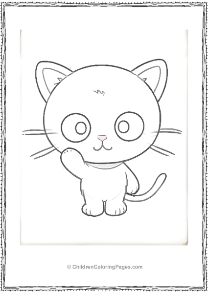 Chococat Giving High Five Free PDF Printable