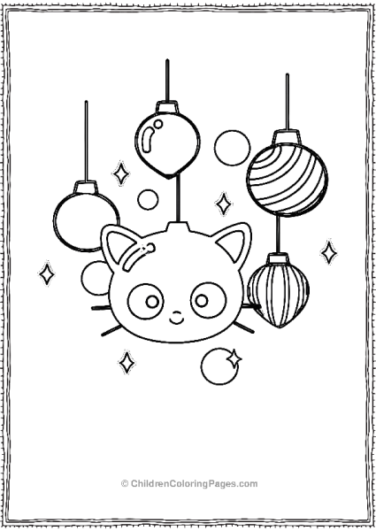 Chococat Ornamant Free PDF Printable