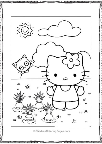 Chococat Playing Hide And Seek Free PDF Printable