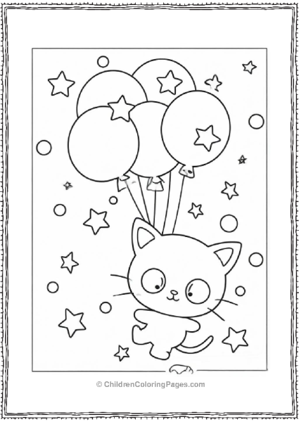 Chococat With Cute Expressions Free PDF Printable